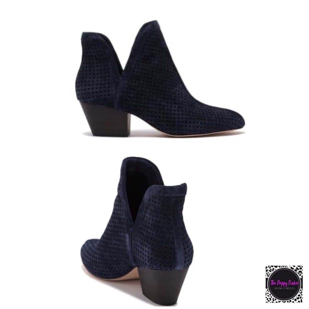 Splendid Harvard Suede Bootie Navy NWOB